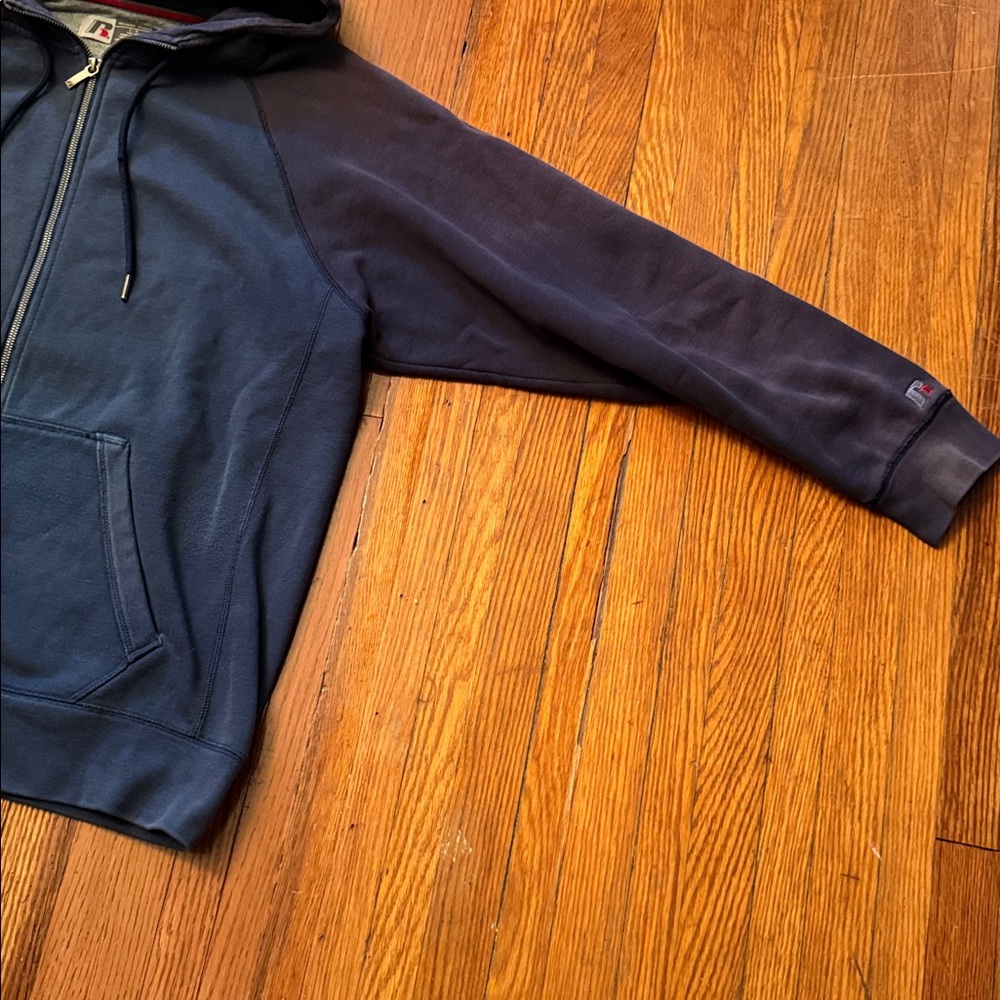Y2K Russell Athletic Vintage Zip Up Hoodie - Picture 5 of 13